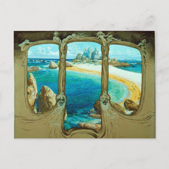 CARTE POSTALE AFFICHER À PARTIR D'UNE FENÊTRE DE TRANSPORT (Devant)