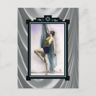 Carte Postale Afficher la danseuse de fille