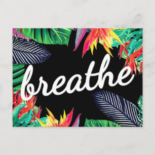 Carte Postale Affirmation d'abondance de la loi d'attraction du 