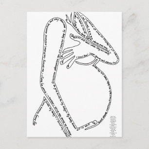 Carte Postale Affirmations de naissance