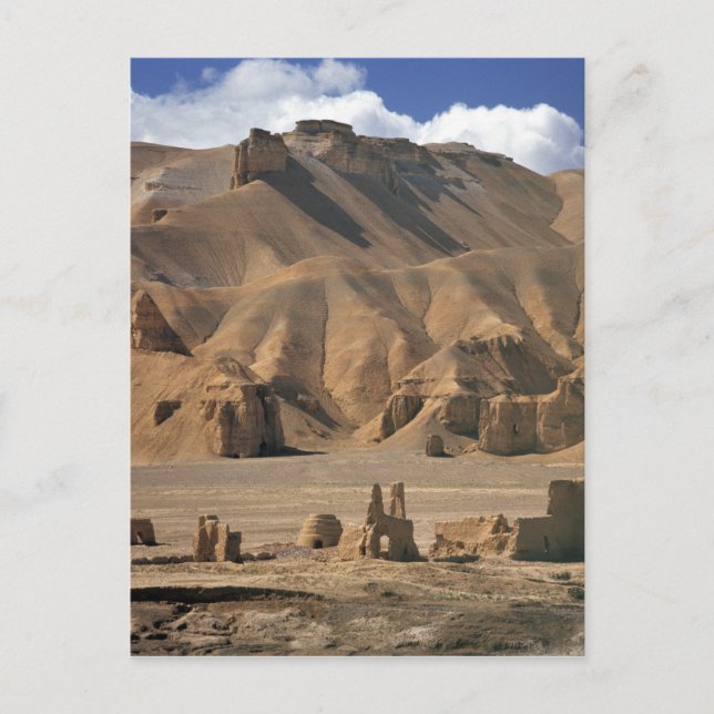 Carte Postale Afghanistan, vallée de Bamian. Terre antique (Devant)