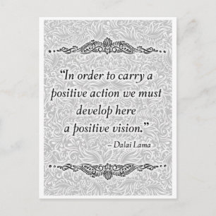 Carte Postale Afin de porter un positif - Citation positive