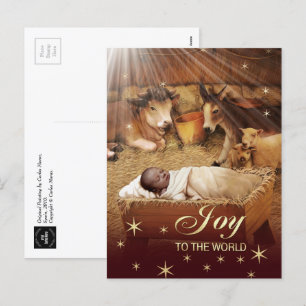 Carte postale africaine American Baby Jesus Christ