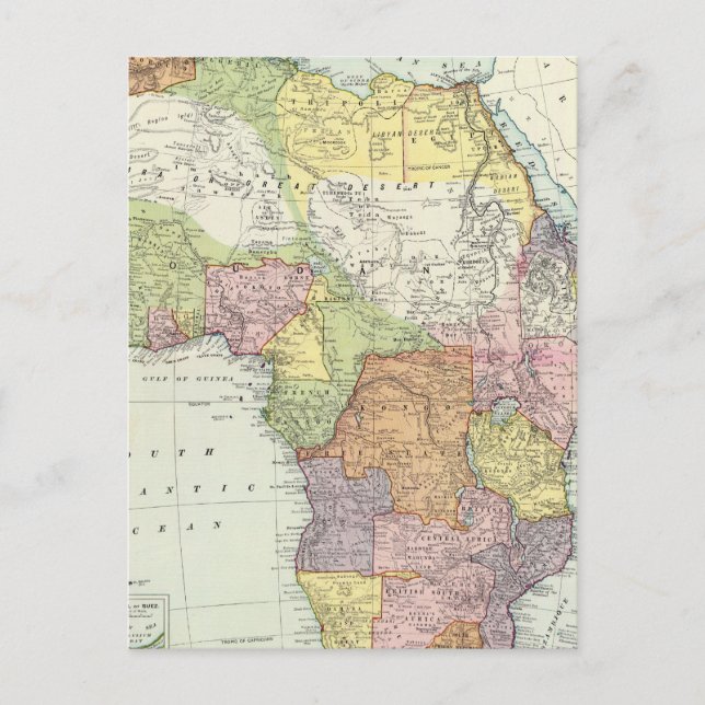 Carte Postale Afrique, Canal de Suez (Devant)