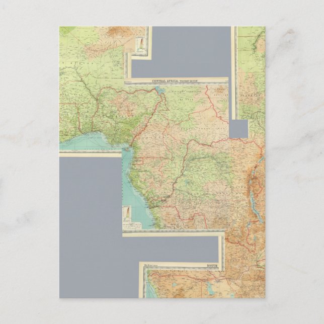 Carte Postale Afrique composite (Devant)