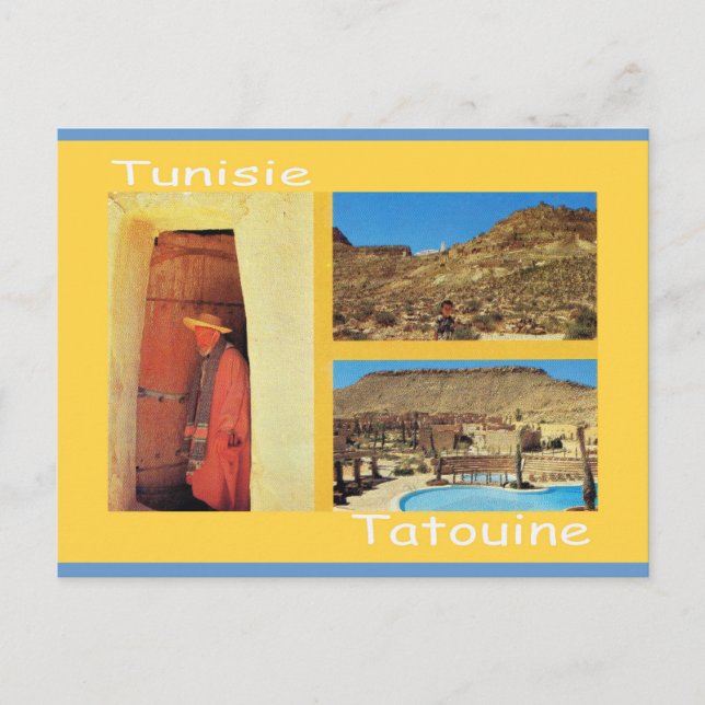 Carte Postale Afrique du Nord, Tatouine, Tunisie (Devant)