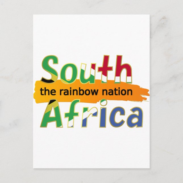 Carte Postale Afrique du Sud : la nation arc-en-ciel (Devant)