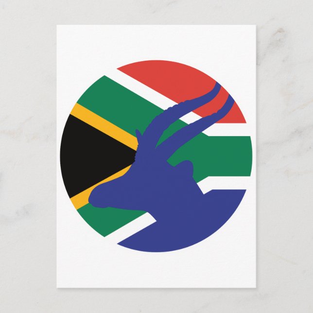 Carte Postale Afrique du Sud Springbok Antelope Afrique du Sud (Devant)