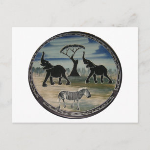 Carte Postale Afrique Kenya Belle faune élégante