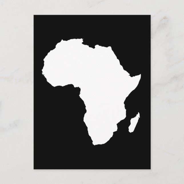 Carte Postale Afrique noire audacieuse (Devant)