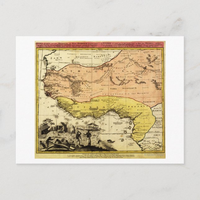 Carte Postale Afrique occidentaleCarte panoramiqueAfrique occide (Devant)