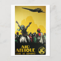 Afrique, Voyage par avion, Vintage