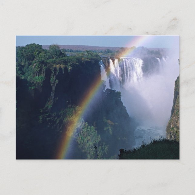 Carte Postale Afrique, Zimbabwe. Chutes Victoria (Devant)