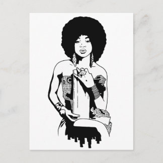 Carte Postale Afro 1