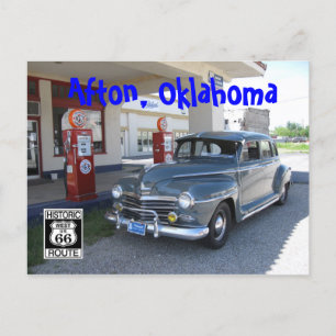 Carte Postale Afton OK Rt. 66
