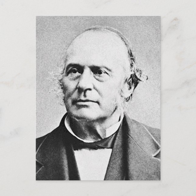 Carte Postale Agassiz ~ Louis Agassiz Biologiste naturaliste (Devant)