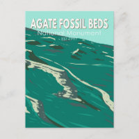 Agate Fossil Lits Monument National Vintage