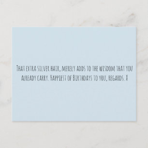 Carte Postale Âge drôle