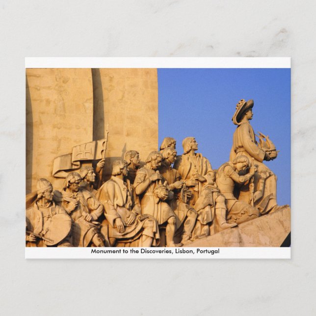 Carte Postale Age of Discoveres Monument, Lisbonne, Portugal (Devant)
