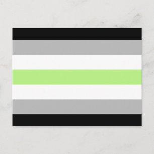 Carte Postale Agender Pride