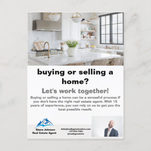 Carte Postale Agent immobilier