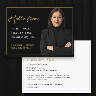 Carte Postale Agent immobilier Mailer de marketing de quartier
