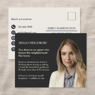 Carte Postale Agent Immobilier Neutre Introduction Clé Classique