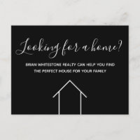 Agent immobilier Société Marketing Moderne Noir