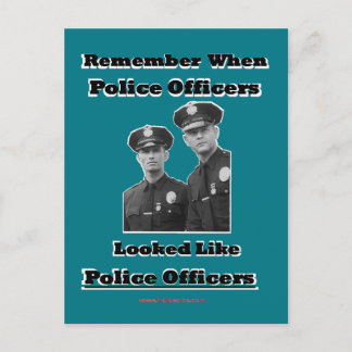Carte Postale Agents de police