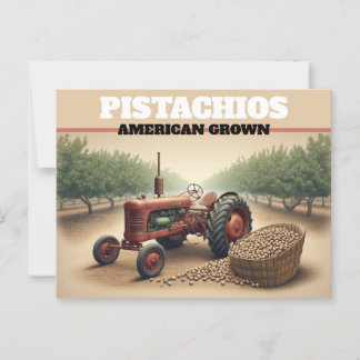 Carte Postale Agriculture vintage de la Pistache