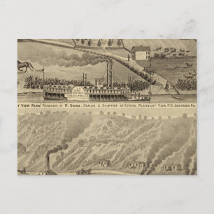 Carte Postale Agritourisme de vue agréable