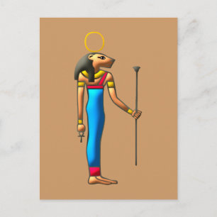 Carte Postale Ägyptische Löwengöttin Sekhmet Sachmet lion égypte