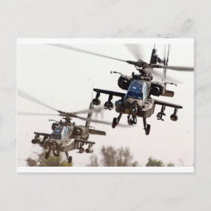 Carte Postale AH-64 Apache