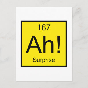 Carte Postale Ah ! Élément de surprise
