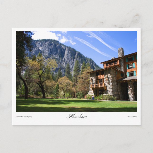 Carte Postale Ahwahnee (Devant)