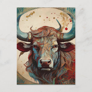 Carte Postale AI Bull