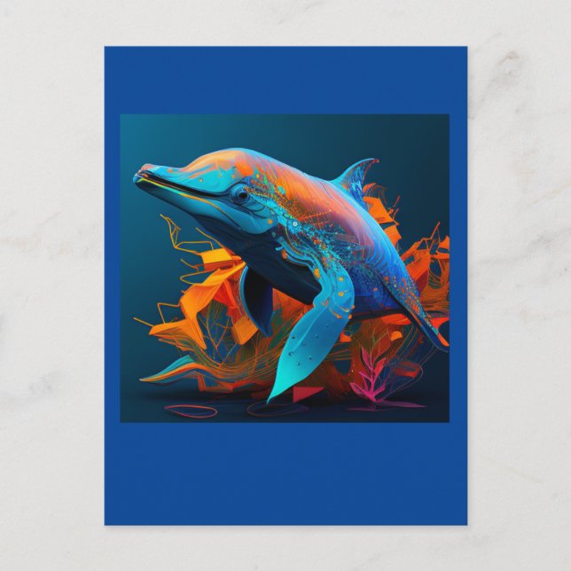 CARTE POSTALE AI DOLPHIN SWIM #1 POSTCARD (Devant)
