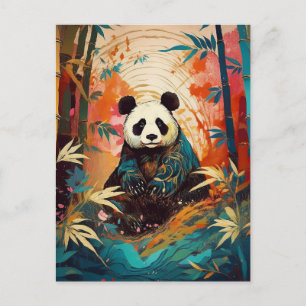 Carte Postale AI Panda