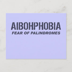 CARTE POSTALE AIBOHPHOBIE