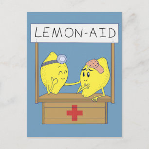 Carte Postale Aide au citron
