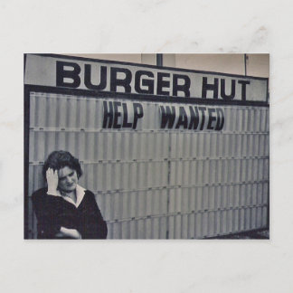 Carte Postale Aide Recherchée