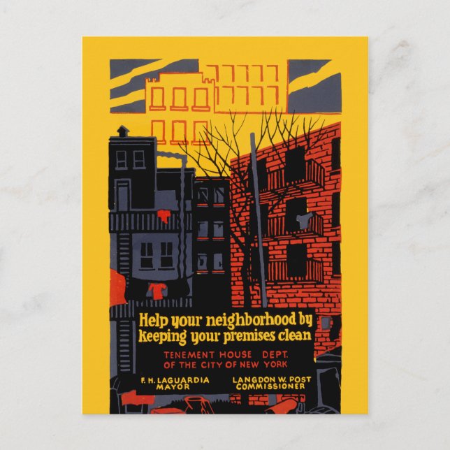 Carte Postale Aidez votre quartier (Devant)