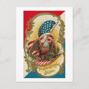Carte Postale Aigle à bannière étoilée