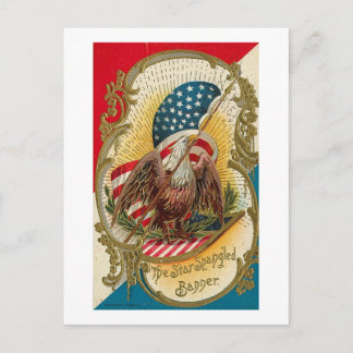 Carte Postale Aigle à bannière étoilée