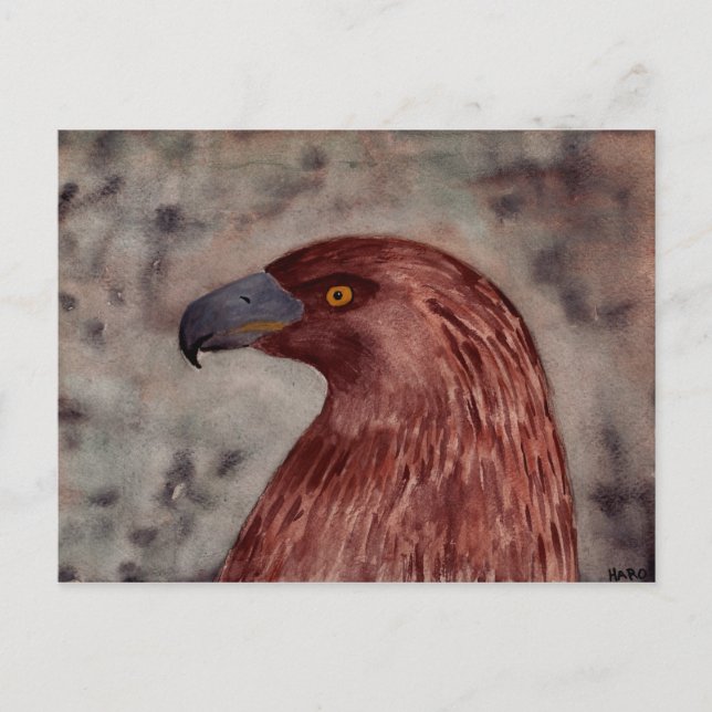 Carte Postale Aigle Brown (Devant)