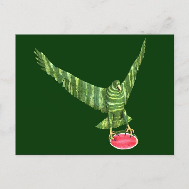 Carte Postale Aigle de la Fête nationale de la pastèque (Devant)