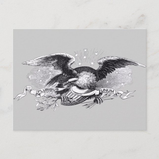 Carte Postale Aigle de la guerre d'indépendance (Devant)
