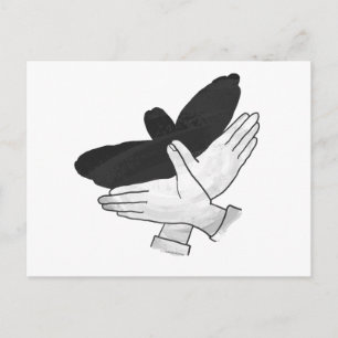 Carte Postale Aigle de silhouette