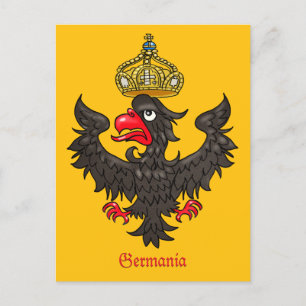 Carte Postale Aigle héraldique allemand
