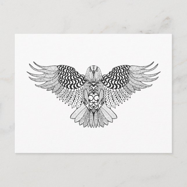 Carte Postale Aigle inspiré 2 (Devant)